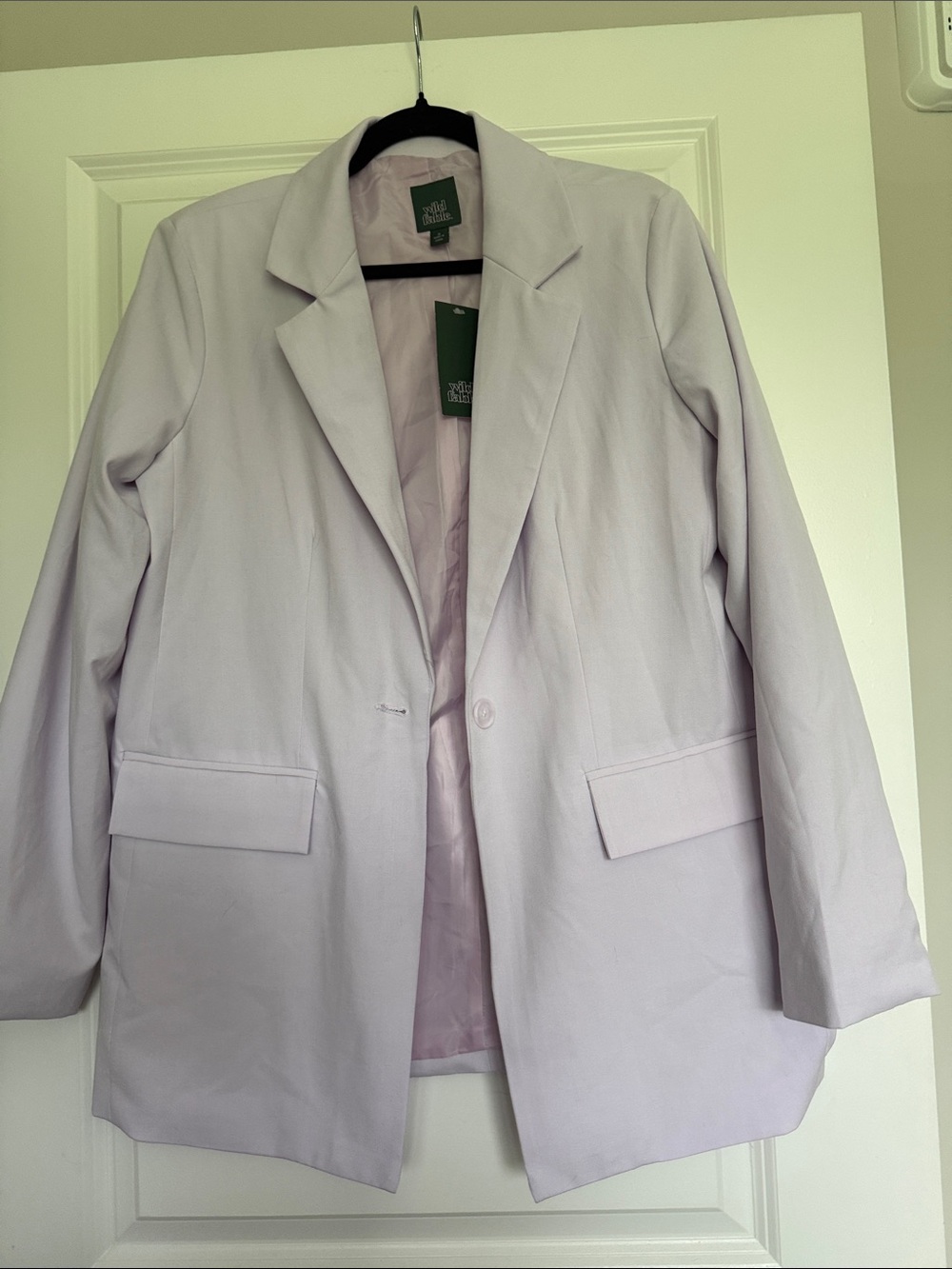 NWT Wild fable Lavender Single-Button Blazer